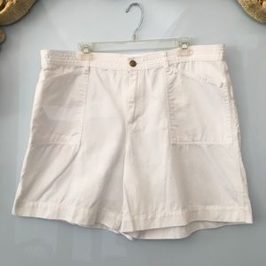 Lauren White cotton shorts